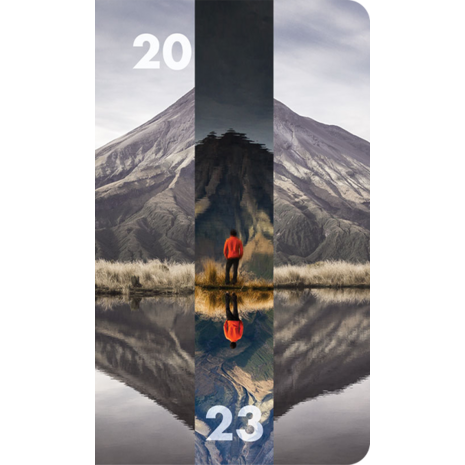 Ημερολόγιο εβδομαδιαίο "Silhouette"_A 8.5x14cm 2023 με σκληρό εξώφυλλο